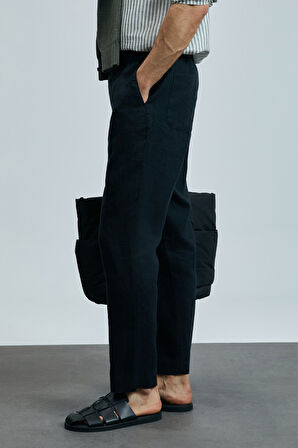 Karl Smart Erkek Chino Pantolon Slim Fit Siyah