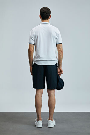 Lufian Erkek Sandor Smart Polo T-Shirt 111040223 Beyaz