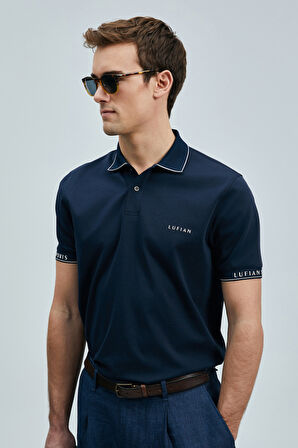 Lufian Erkek Hold Smart Polo T-Shirt 111040226 Lacivert