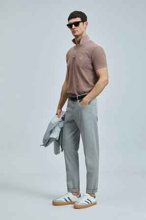 Helt Spor 5 Cep Erkek Pantolon Slim Fit Grey