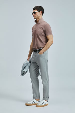 Helt Spor 5 Cep Erkek Pantolon Slim Fit Grey