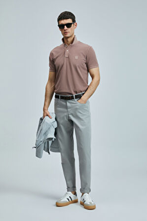 Lufian Erkek Helt 5 Cep Slim Fit Spor Pantolon 111190347 Gri