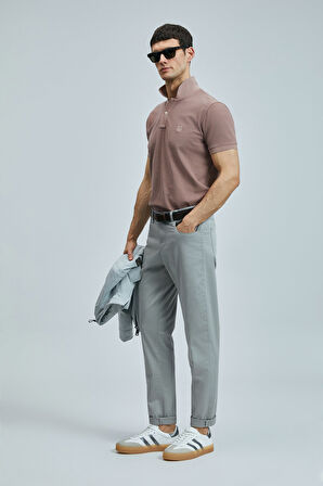 Lufian Erkek Helt 5 Cep Slim Fit Spor Pantolon 111190347 Gri