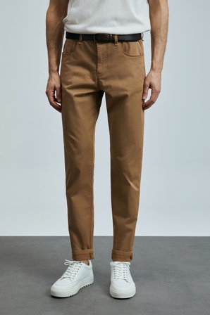 Helt Spor 5 Cep Erkek Pantolon Slim Fit Deve Tüyü
