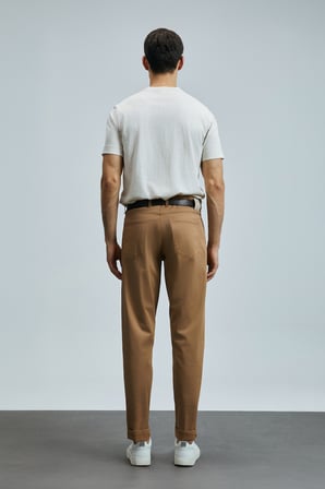 Helt Spor 5 Cep Erkek Pantolon Slim Fit Deve Tüyü