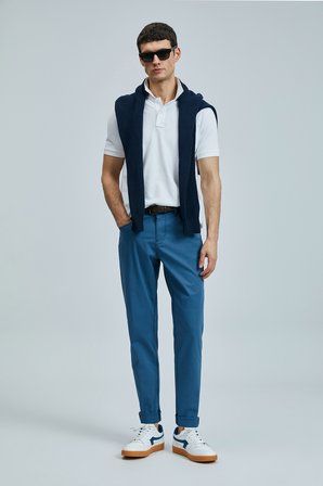 Helt Spor 5 Cep Erkek Pantolon Slim Fit Mürekkep Lacivert
