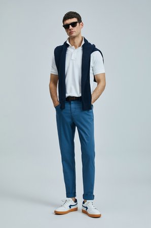 Helt Spor 5 Cep Erkek Pantolon Slim Fit Mürekkep Lacivert