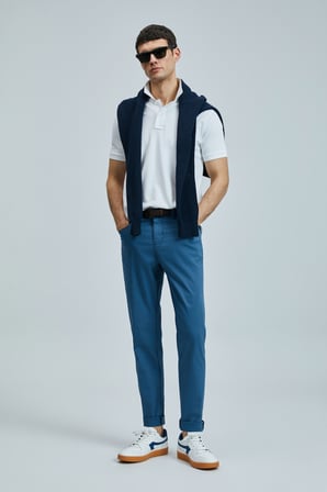 Helt Spor 5 Cep Erkek Pantolon Slim Fit Mürekkep Lacivert
