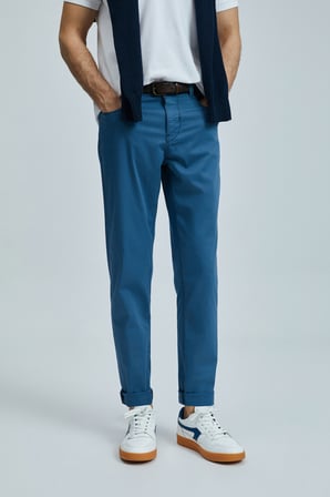 Helt Spor 5 Cep Erkek Pantolon Slim Fit Mürekkep Lacivert