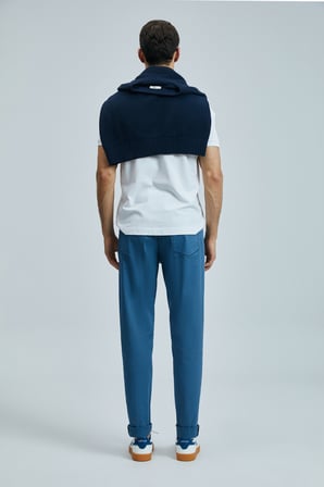 Helt Spor 5 Cep Erkek Pantolon Slim Fit Mürekkep Lacivert