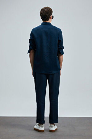 Lufian Pitaya Erkek Keten Gömlek