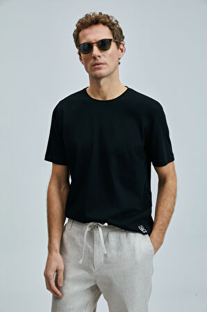 Lufian 111020259 Junya Erkek Basic Tişört Erkek T-Shirt