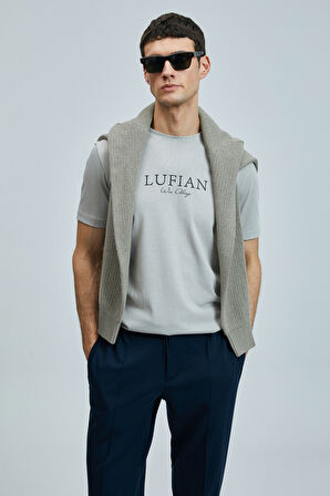 Lufian 111020238 Love Modern Grafik T- Shirt Erkek Tişort
