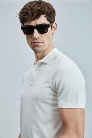 Lufian Derek Erkek Triko T-Shirt