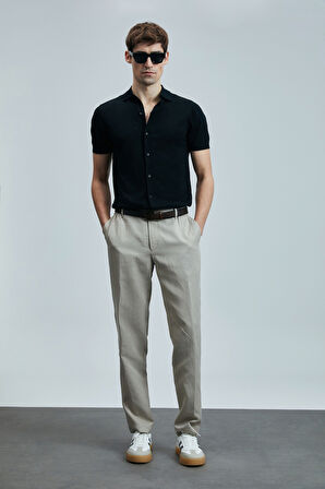 Lufian Hector Erkek Modal Karışımlı Kazak Siyah