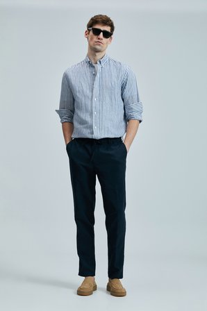 Bert Smart Erkek Chino Pantolon Slim Fit Lacivert