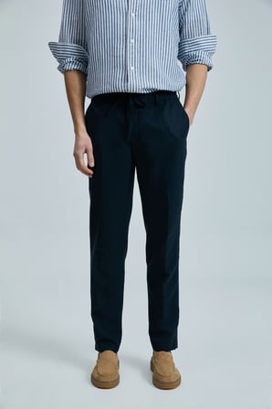 Bert Smart Erkek Chino Pantolon Slim Fit Lacivert