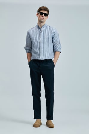 Bert Smart Erkek Chino Pantolon Slim Fit Lacivert
