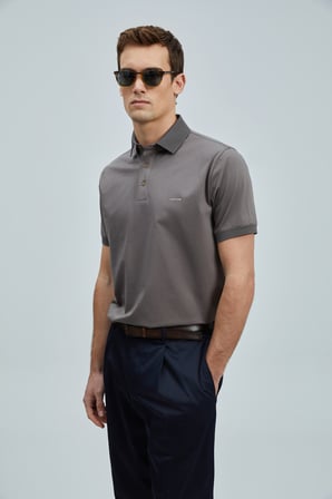 Luna Smart Erkek Polo Tişört Vizon