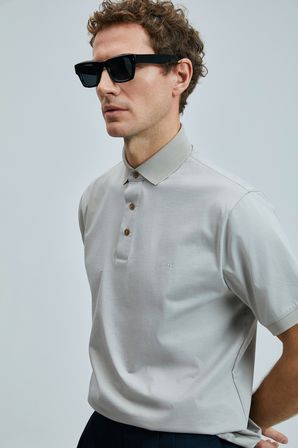 Luna Smart Erkek Polo Tişört Bej
