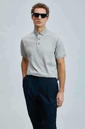 Luna Smart Erkek Polo Tişört Bej