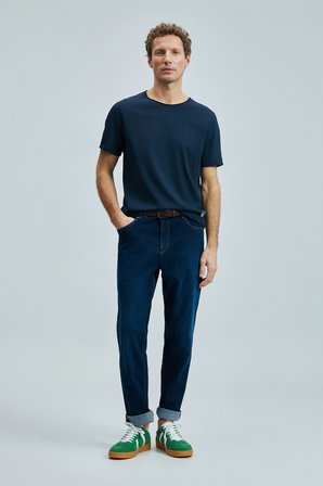 Junya Erkek Basic Tişört Lacivert