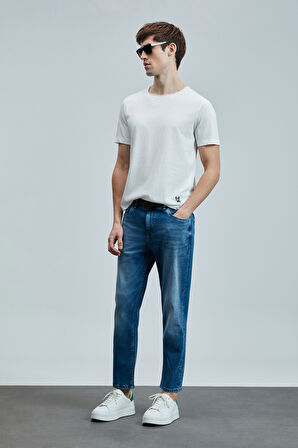 Lufian 111020259 Junya Erkek Basic Tişört Erkek T-Shirt