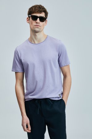 Junya Erkek Basic Tişört Lila