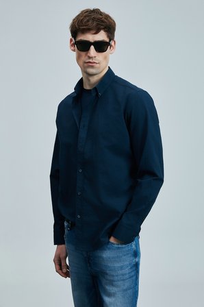 Ellery Erkek Basic Gömlek Regular Fit Lacivert
