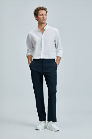 Lufian Ellery Erkek Basic Gömlek Regular Fit Beyaz