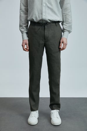 Karl Smart Erkek Chino Pantolon Slim Fit Yeşil