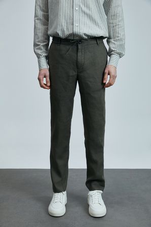 Karl Smart Erkek Chino Pantolon Slim Fit Yeşil