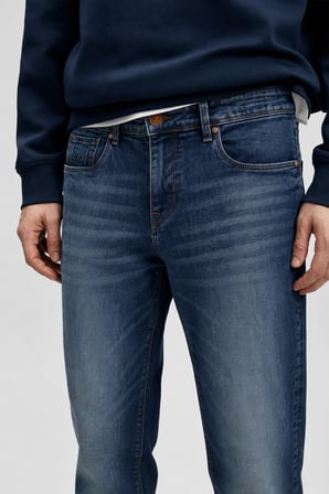 Alesso Smart Jean Erkek Pantolon Slim Fit Mavi