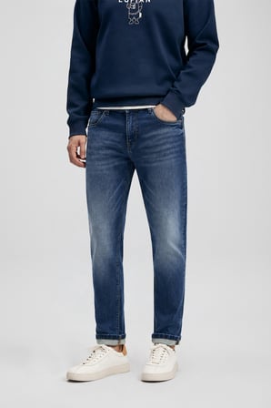 Alesso Smart Jean Erkek Pantolon Slim Fit Mavi