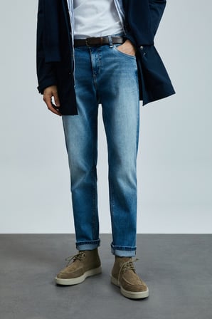 Mattıas Smart Jean Erkek Pantolon Slim Fit Mavi
