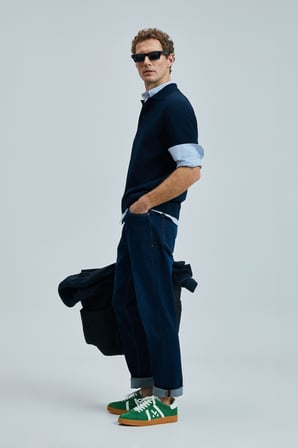 Moreno Smart Jean Erkek Pantolon Straight Fit Mavi