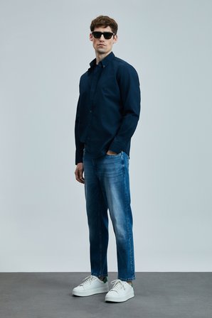 Orlando Smart Jean Erkek Pantolon Slim Fit Mavi