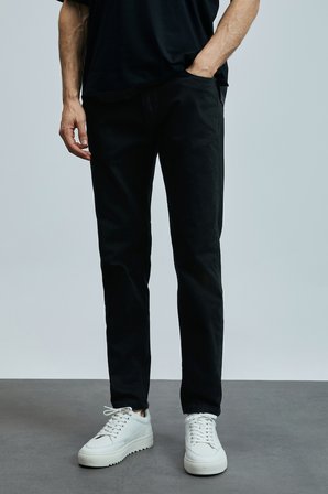 Anton Smart Jean Erkek Pantolon Slim Fit Siyah