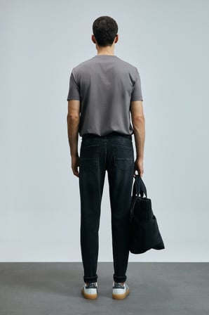 LUFIAN Erkek Chrısto Smart Slim Fit Jean Pantolon 111200210 Gri