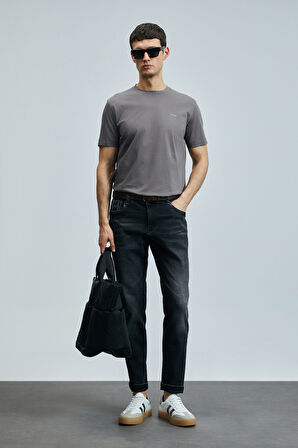 Lufian Erkek Chrısto Smart Slim Fit Jean Pantolon 111200210 Gri