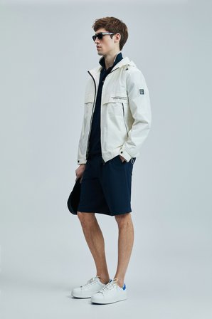 Aler Spor Erkek Chino Şort Slim Fit Lacivert