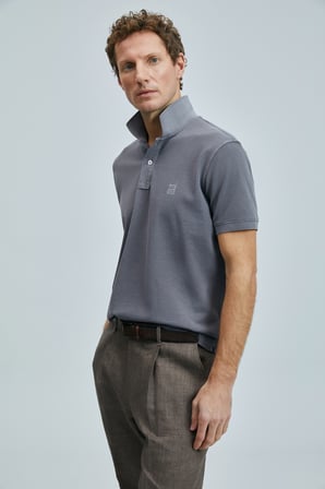 Vernon Smart Erkek Polo Tişört Toprak