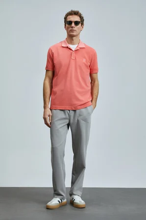 Vernon Smart Erkek Polo Tişört Mercan