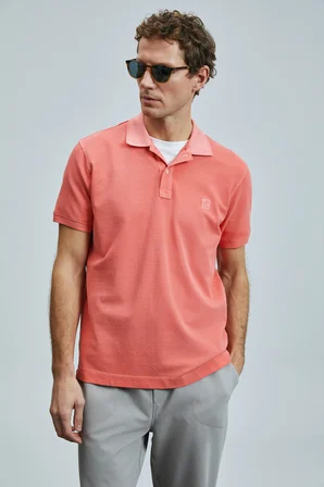 Vernon Smart Erkek Polo Tişört Mercan