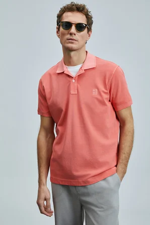 Vernon Smart Erkek Polo Tişört Mercan