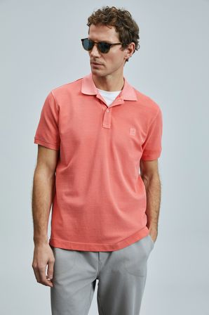 Vernon Smart Erkek Polo Tişört Mercan