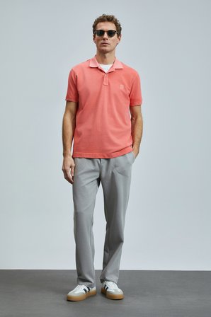 Vernon Smart Erkek Polo Tişört Mercan
