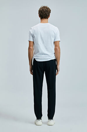 Lufian Erkek Pablo Modern Grafik T-Shirt 111020265 Beyaz