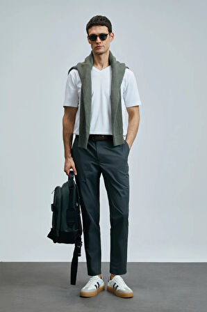 Lufian Tuna Modern Grafik T- Shirt Beyaz