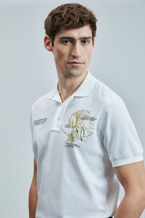 Bloom Smart Erkek Polo Tişört Kırık Beyaz